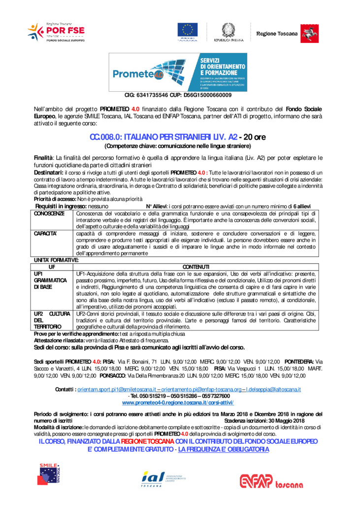 thumbnail of def PISA C008 ITALIANO PER STRANIERI 2018 REV 3 PIO