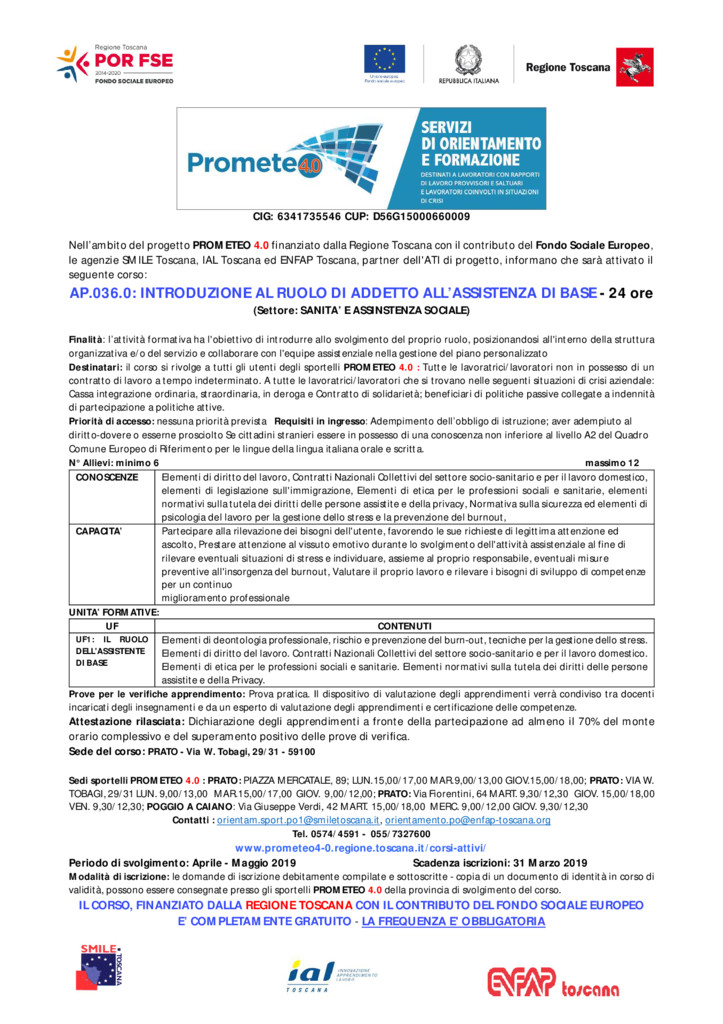 thumbnail of PRATO AP.036 INTRODUZ ADDETTO ASSISTENZA BASE 2019