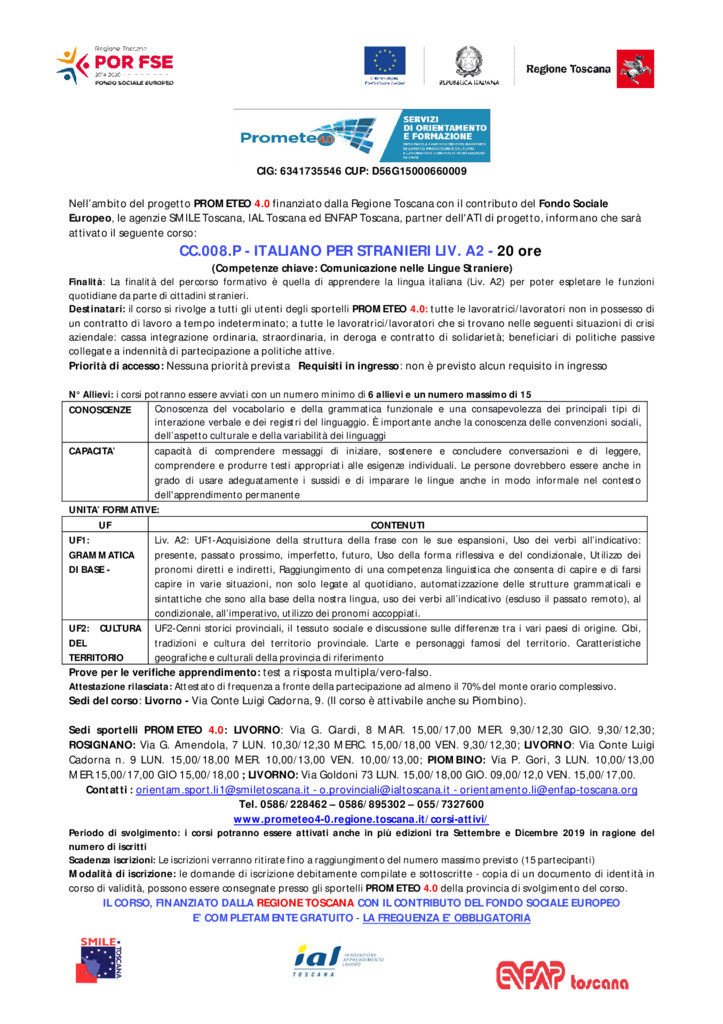 thumbnail of CC 008P – Italiano per stranieri A2 2019 PIOMBINO