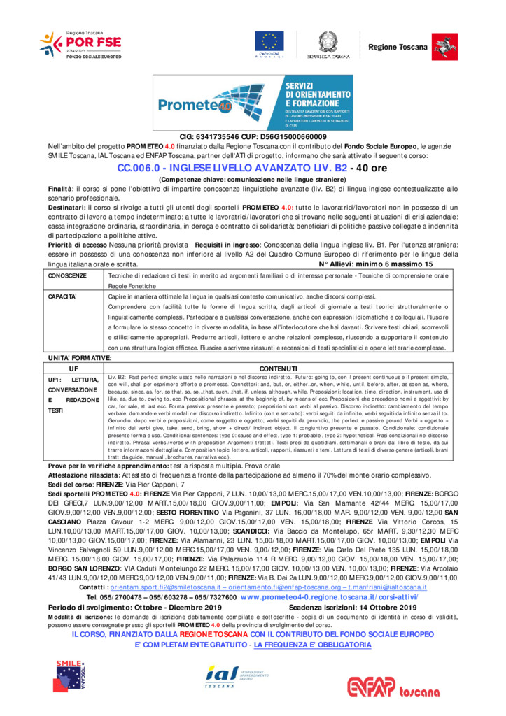 thumbnail of FIRENZE cc 006 – INGLESE LIV B2 – SETT 2019